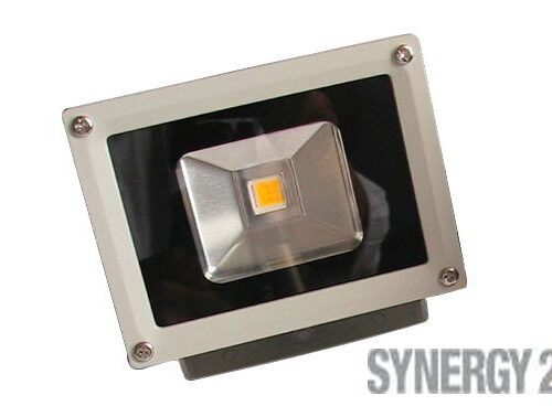 Synergy 21 LED Spot Outdoor Baustrahler 10W graues Gehäuse - grün V2