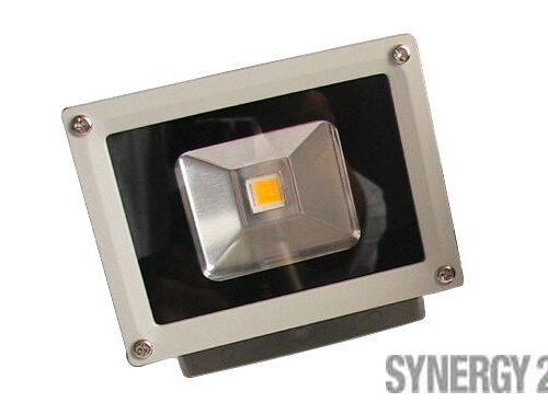 Synergy 21 LED Spot Outdoor Baustrahler 10W graues Gehäuse - kaltweiß V2