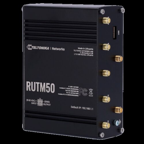 Teltonika Industrie-Router 5G [%VAR%]. - 5G Sub-6Ghz SA/NSA Dual SIM - 5 Ports 10/100/1000Mbps - Bis zu 3