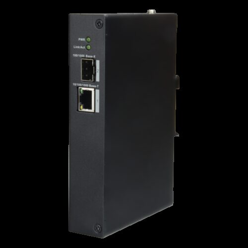 X-Security - Desktop-Switch - 1 puerto1 RJ45 + 1 Port SFP-Faser - Geschwindigkeit 100/1000 Mbps - Plug &amp Play - Energiesparen