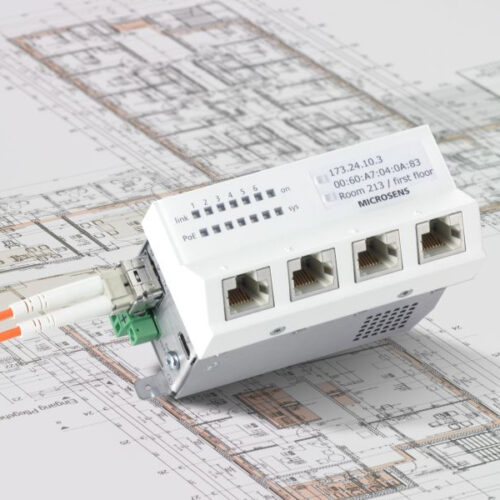 Microsens Gigabit Ethernet Installations-Switch