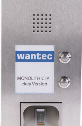 Wantec TFE MONOLITH C 300 IP Vision 2 Tasten + Kamera + ekey