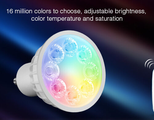 Synergy 21 LED Retrofit GU10 4W RGB-WW Spot *Milight/Miboxer*