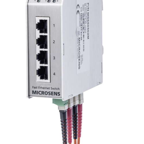 Microsens Industrie 6 Port Fast Ethernet Switch mit Ring-Funktion