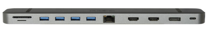 Plusonic USB-C Docking Adapter/Hub 9in1 with HDMI/DP/LAN/USB