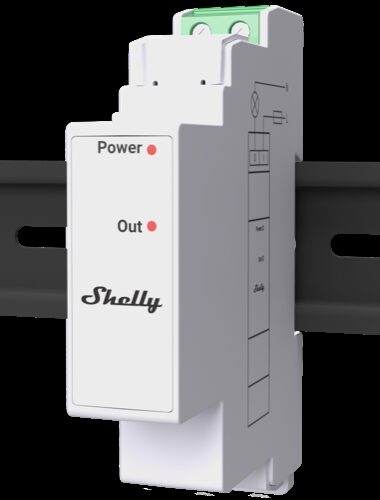 Shelly · Hutschiene Zubehör · "Pro 3EM Switch Add-on" · Relais · max. 2A · nur für Pro 3EM 120A