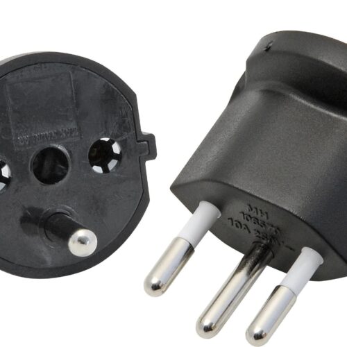 Fix-Adapter D Schuko / CH 3-polig