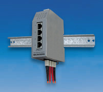 Microsens Profi Line Switch industrial 4x10/100TX mit PoE / 2x100FX-SC