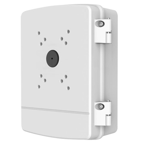 Anschlussbox - Für motorisierte Domekameras - Für den Außenbereich geeignet IP66 - Decken- oder Wandinstallation - Weiße Farbe -
