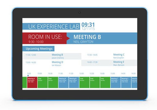 ALLNET Meetingraum RGB LED Tablet 10 Zoll RK3568 Android 11 und NFC/RFID Farbe schwarz