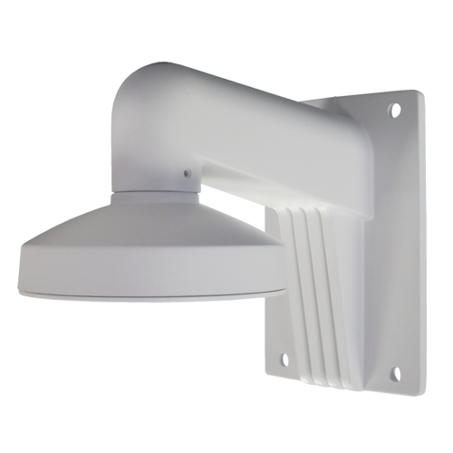 Wandhalterung - Für Dome-Kameras - Geeignet für den Außenbereich - Weiße Farbe - Kompatibel mit Hiwatch Hikvision - Kabelstift
