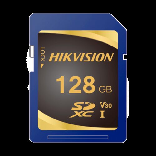 Hikvision Speicherkarte - Kapazität 128 GB - Klasse 10 | Schreibgeschwindigkeit 85 MB/s - Bis zu 3000 Schreibzyklen - Lesegeschw
