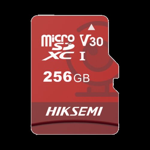 Hikvision Speicherkarte - Kapazität 256 GB - Klasse 10 | Schreibgeschwindigkeit 55 MB/s - Bis zu 300 Schreibzyklen - ExFAT-Forma
