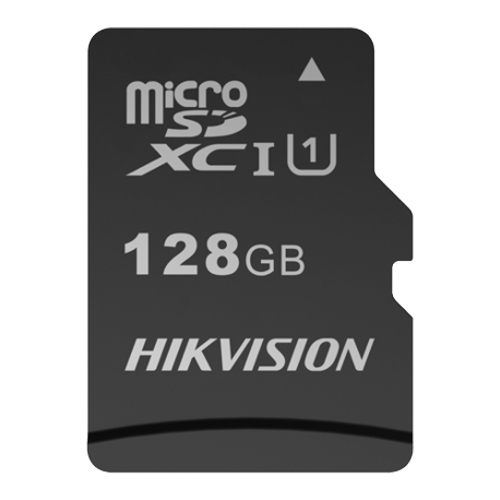 Hikvision Speicherkarte - TLC-Technologie - Kapazität 128 GB - Klasse 10 | Schreibgeschwindigkeit 85MB/s - Bis zu 3000 Schreibzy