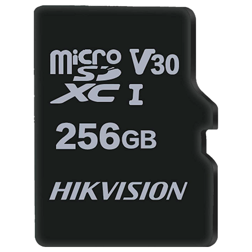 Hikvision Speicherkarte - TLC-Technologie - Kapazität 256 GB - Klasse 10 | Schreibgeschwindigkeit 85 MB/s - Bis zu 3000 Schreibz