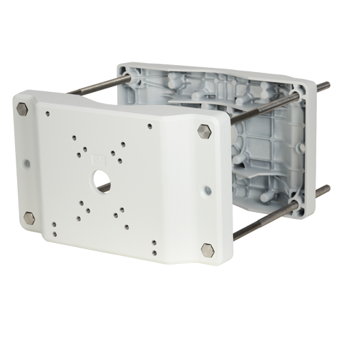 Halterung für Masten/Laternenmasten - Für motorisierte Domekameras - Durchmesserbereich 150~300 mm - Geeignet für den Außenberei