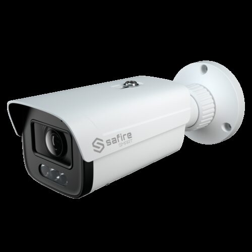 Safire Smart - IP-Bullet-Kamera Reihe E1 KI Night Color - Auflösung 4 Megapixel (2566x1440) - Motorisiertes Objektiv 2.8~12mm |