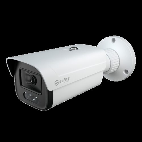 Safire Smart - IP-Bullet-Kamera I1 Reihe mit aktiver Abschreckung - Auflösung 4 Megapixel (2566x1440) - Objektiv 2.8-12 mm | MIC