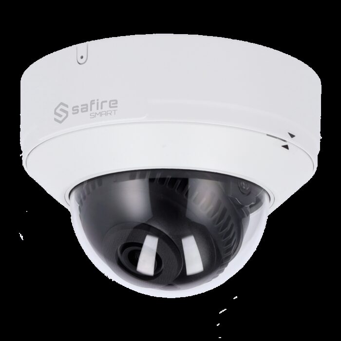 Safire Smart - IP-Dome-Kamera Reihe I1 KI Erweitert - Auflösung 4 Megapixel (2592x1520) - Objektiv 2.8 mm | Audio &amp Alarme |