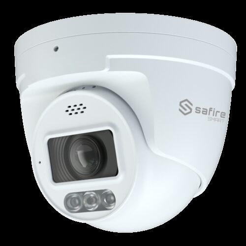 Safire Smart - IP-Turret-Kamera Reihe I1 mit aktiver Abschreckung - Auflösung 8 Megapixel (3840x2160) - Objektiv 2.8 mm | MIC &a