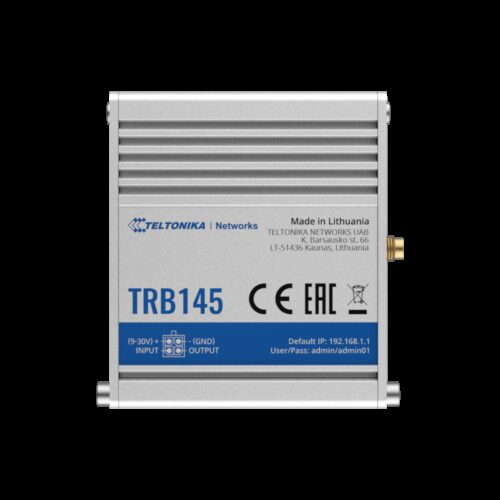 Teltonika Gateway 4G Industriell - 4G Kategorie 1 / 3G / 2G - Port RS485 - Micro-USB-Anschluss - Kompaktes Design