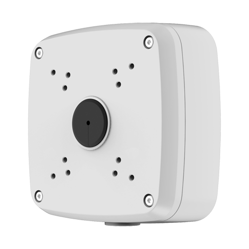 Anschlussbox - Für Dome- und Bullet-Kameras - Für den Außenbereich geeignet IP66 - Decken- oder Wandinstallation - Kabelstift -